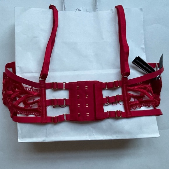 SALE NWT Victoria’s Secret Bra Unlined Deep Red Size 34C - Picture 5 of 5